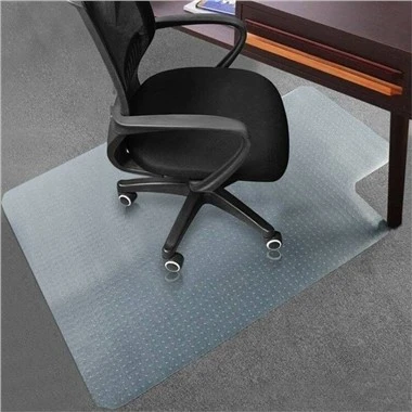46" X 60" Polikarbonatli ofis kreslosi gilam uchun labli to'shak